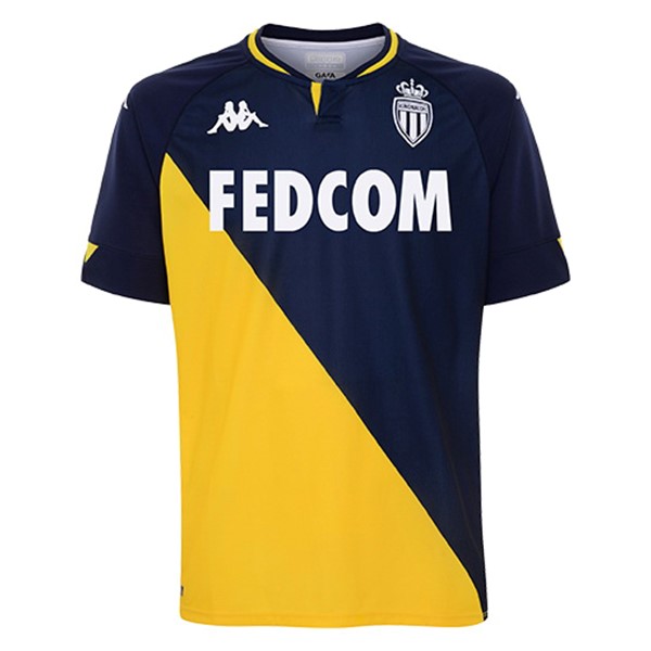 Camiseta AS Monaco Replica Segunda Ropa 2020/21 Amarillo